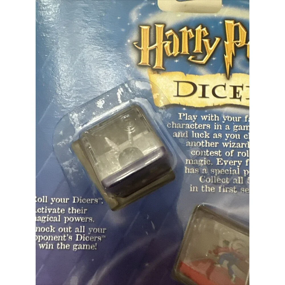 Vtg Harry Potter Dicers Toy Collectible Dice Game Starter Set Mattel Games New